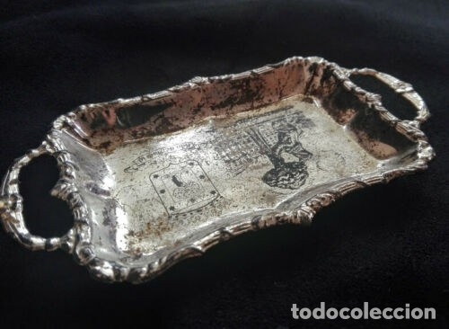 Ceniceros: Cenicero plateado vintage - Foto 2