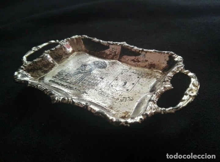 Ceniceros: Cenicero plateado vintage - Foto 4