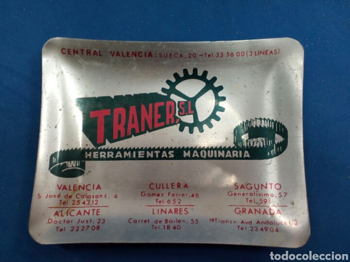 Cinzeiros: TRANER , S.L. cenicero publicidad , a&ntilde;os 1960-70