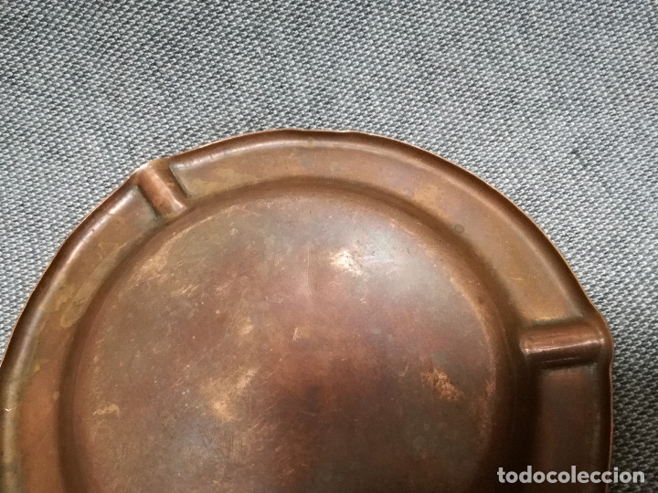 Ceniceros: ANTIGUO CENICERO DE COBRE - Foto 4