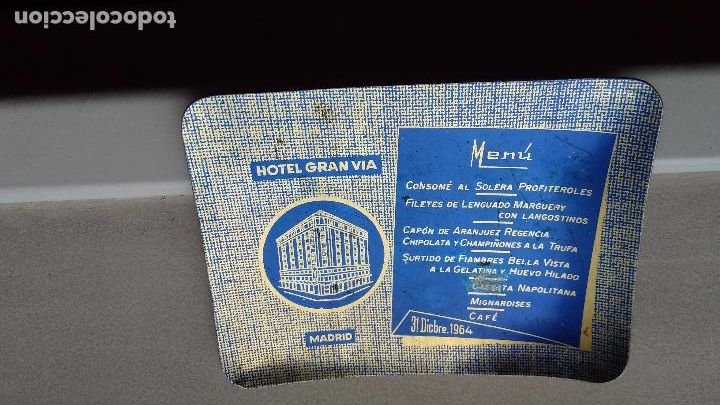 Ceniceros: RARISIMO CENICERO MENU 1964 - Foto 2