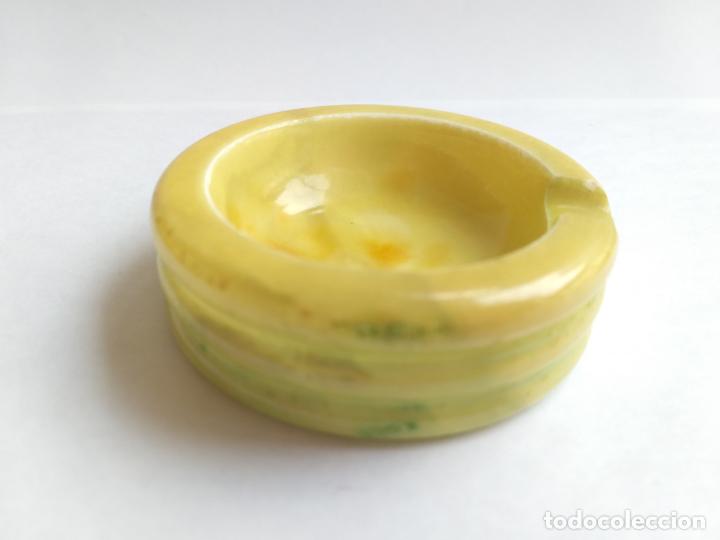 Ceniceros: ANTIGUO CENICERO DE M&Aacute;RMOL. 7 CM. - Foto 1