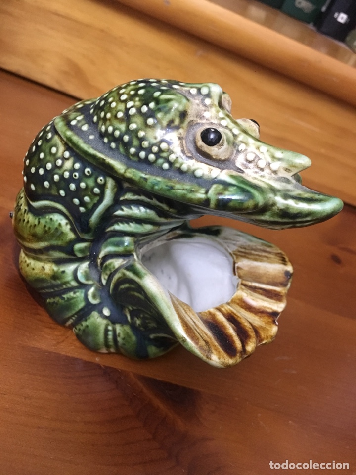 Cinzeiros: Cenicero porcelana langostino o bogavante
