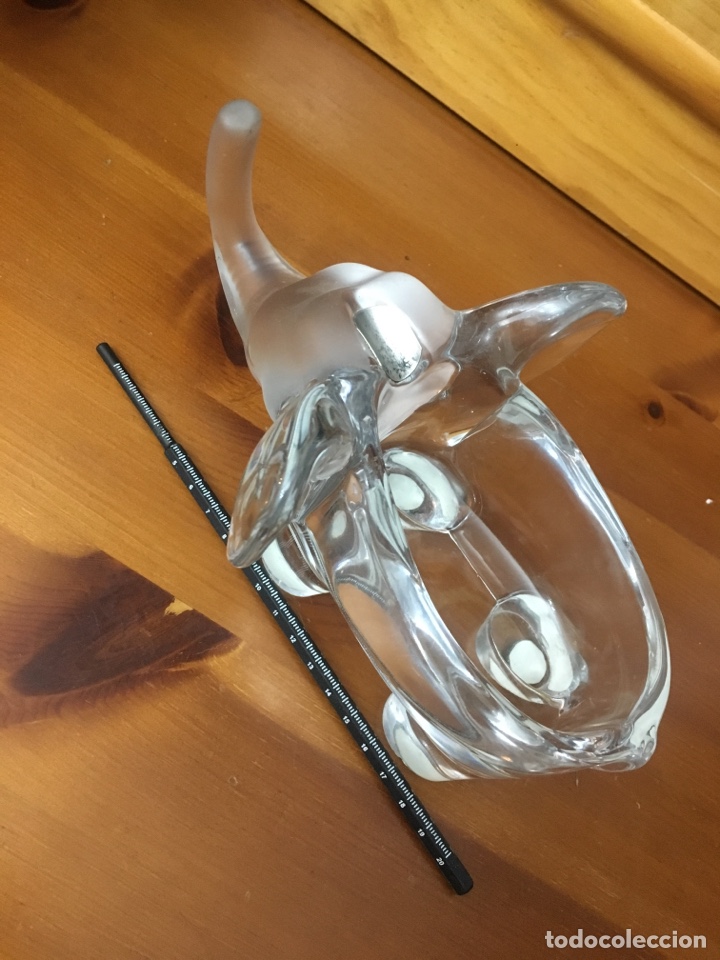 Ashtrays: Cenicero cristal elefante con detalle de plata 925