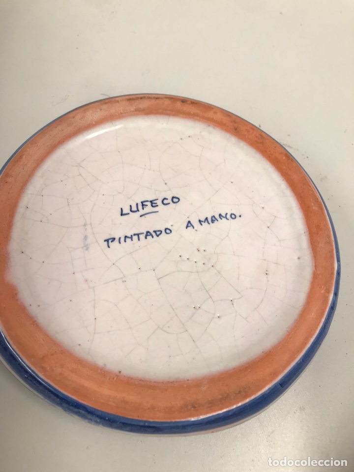 Ceniceros: Cenicero lufeco pintada a mano - Foto 2