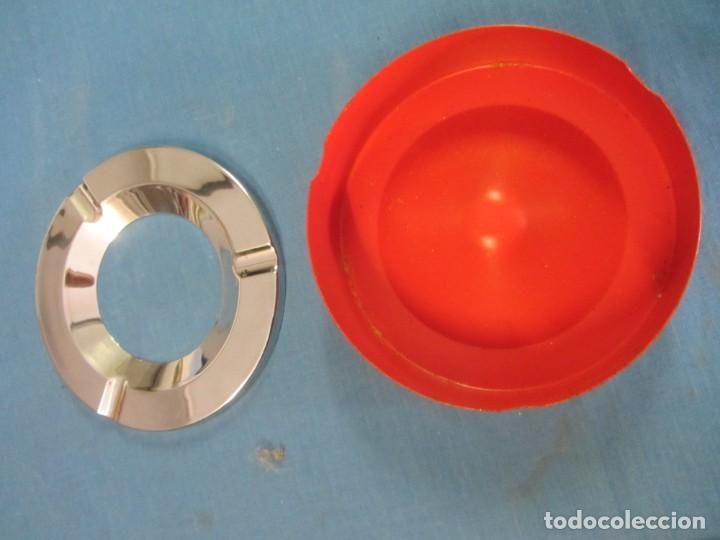 Ceniceros: CENICERO MET&Aacute;LICO CROMADO - Foto 2