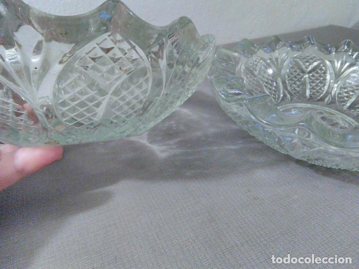 Ceniceros: Pareja de ceniceros de cristal tallado. - Foto 3