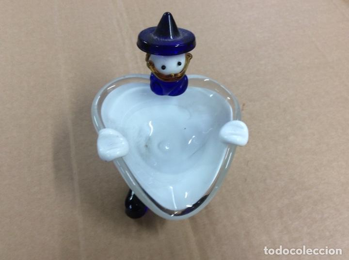 Ceniceros: Cenicero cristal murano Payaso. - Foto 1