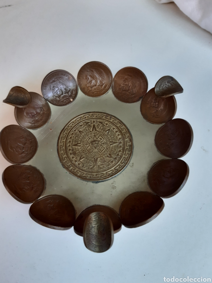 Ceniceros: Cenicero monedas mexicanas