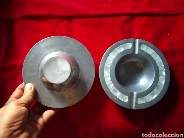 Ceniceros: 2 Ceniceros aluminio y nacar - Foto 2