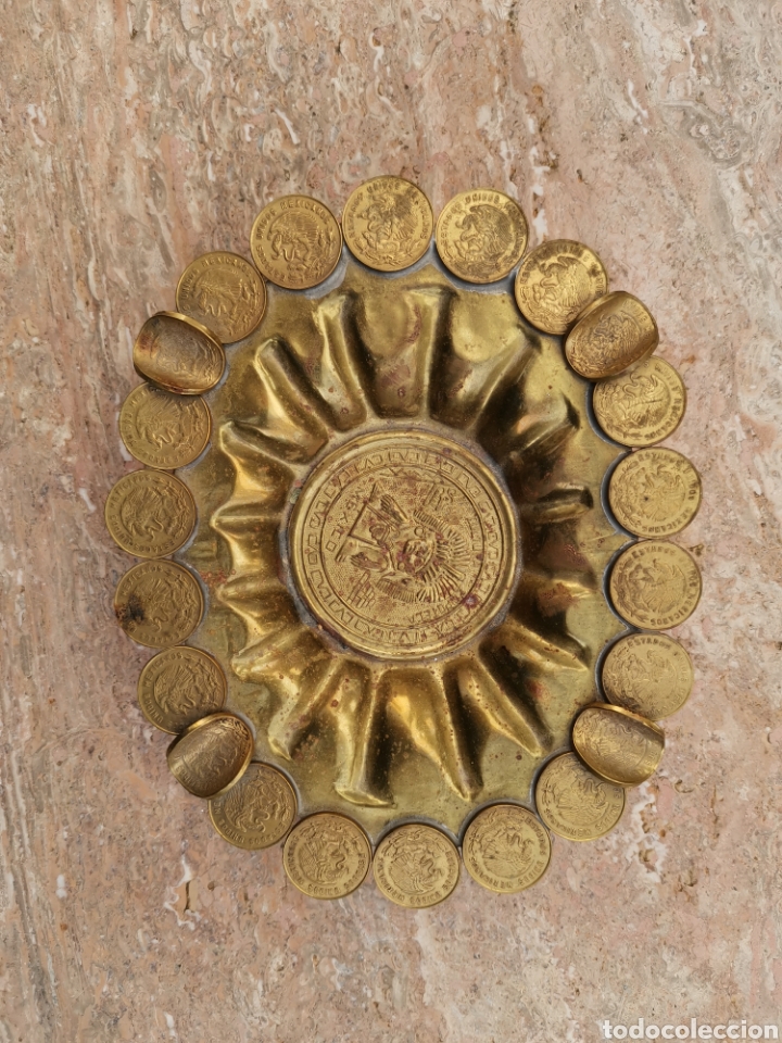 Ceniceros: Cenicero monedas mexicanas - Foto 2