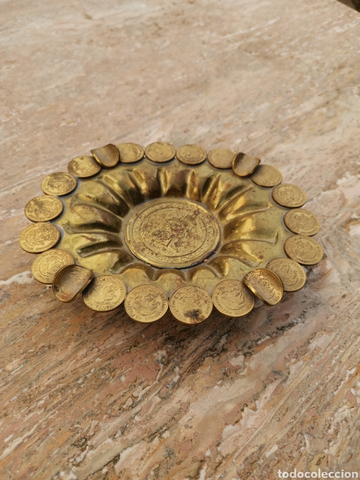 Ceniceros: Cenicero monedas mexicanas - Foto 1