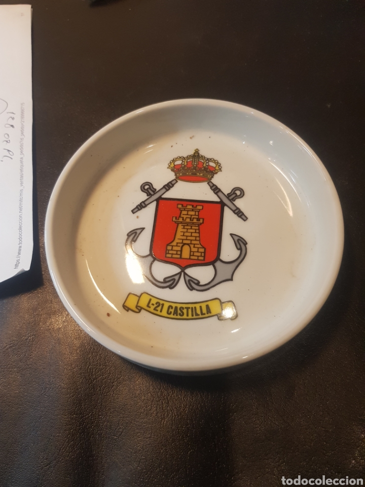 Aschenbecher: Cenicero bandejita militar L21 Castilla