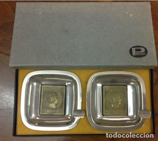 Ceniceros: CENICEROS PROAS SELLOS CORREOS. - Foto 1