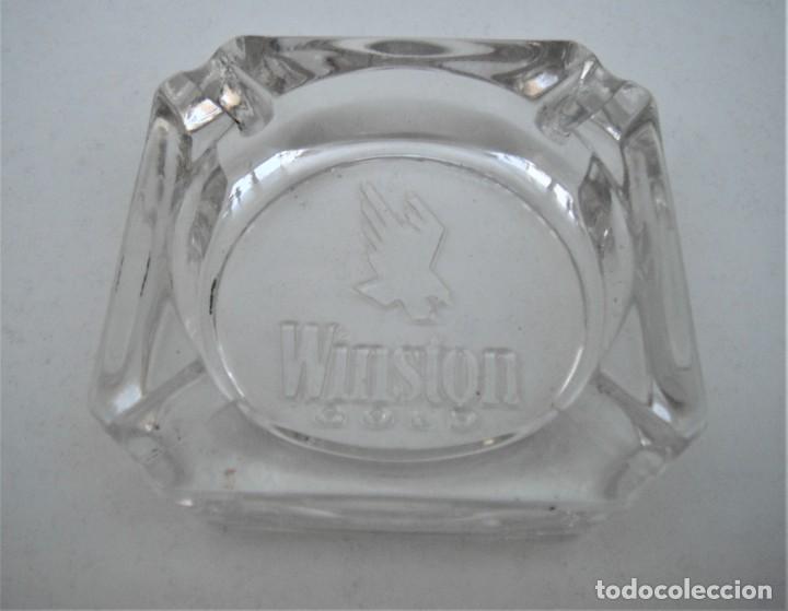 Ceniceros: CENICERO DE VIDRIO WINSTON GOLD - Foto 1