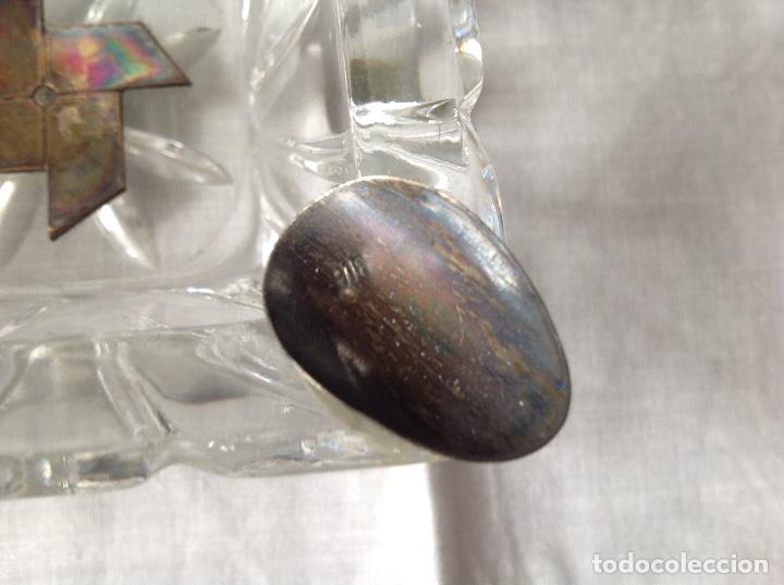 Ceniceros: Cenicero de cristal y plata - Foto 3