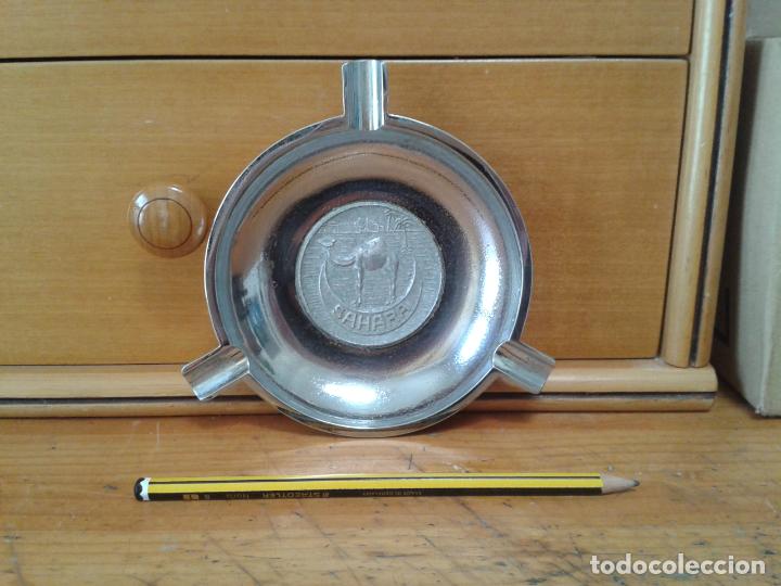 Ashtrays: Cenicero S&aacute;hara Espa&ntilde;ol. Tropas n&oacute;madas, en metal, &eacute;poca que el S&aacute;hara era Espa&ntilde;ol, a&ntilde;os 60.