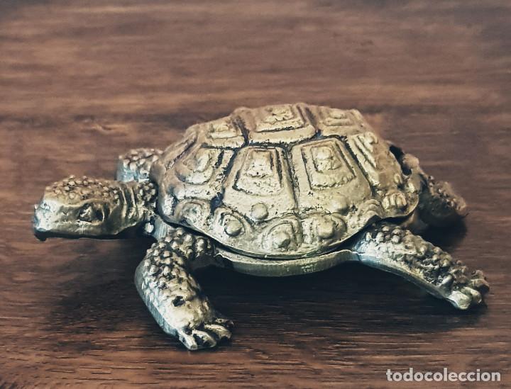 Ceniceros: CENICERO DE BRONCE, TORTUGA - Foto 2