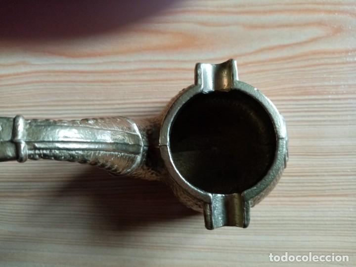 Ceniceros: CENICERO DE BRONCE EN FORMA DE PIPA - Foto 5