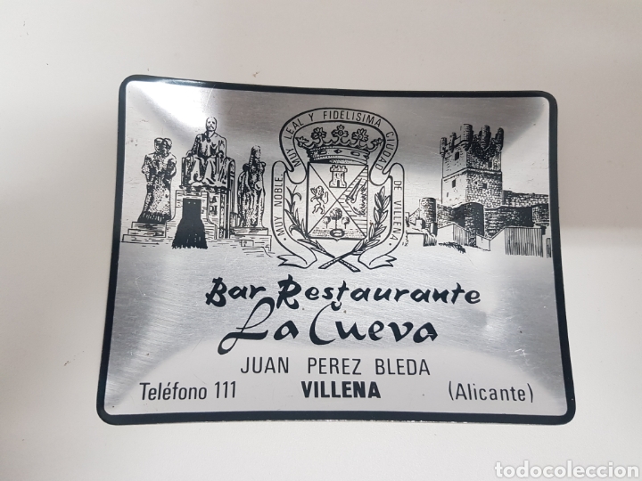 Cendriers: Cenicero Bar La Cueva , Villena , a&ntilde;os 1950