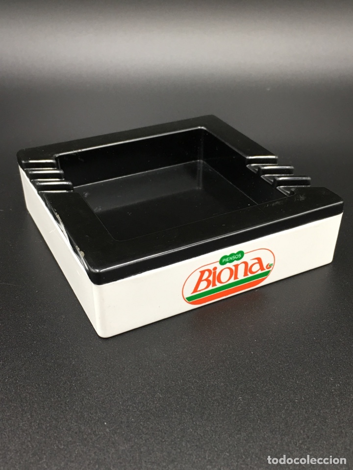 Cinzeiros: ANTIGUO CENICERO CON PUBLICIDAD DE PIENSOS BIONA - VINTAGE A&Ntilde;OS 70