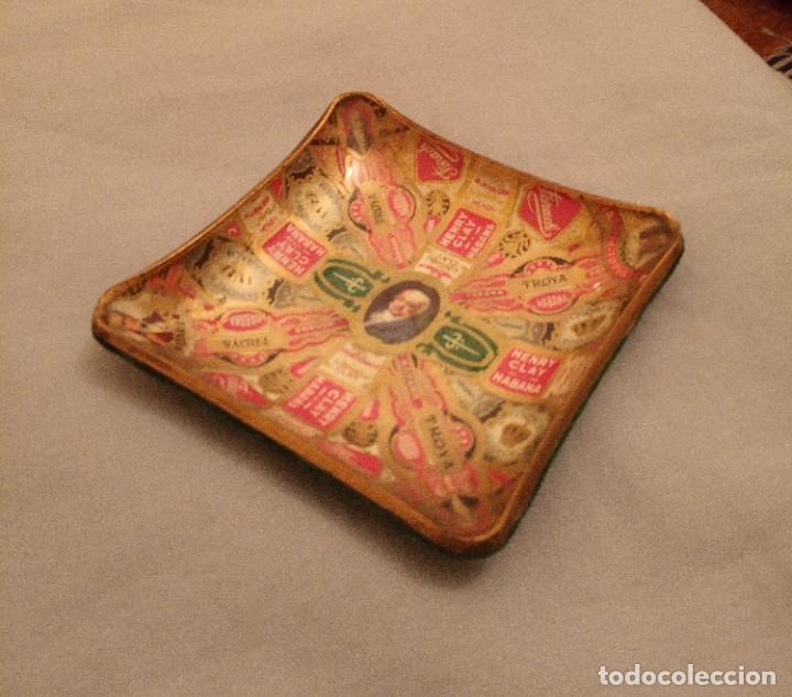 Ceniceros: Cenicero de cristal vitolas de puros - Foto 4