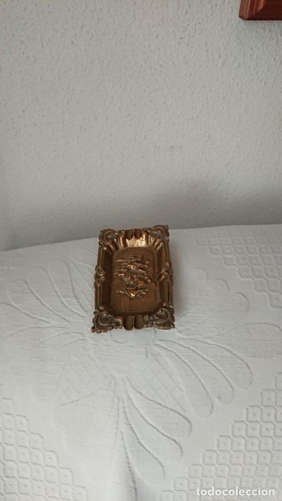 Ceniceros: CENICERO BRONCE? 12&times;8 CM. - Foto 2