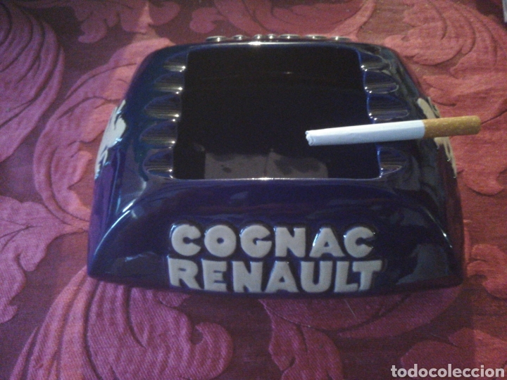 Aschenbecher: Cenicero publicidad cognac renault