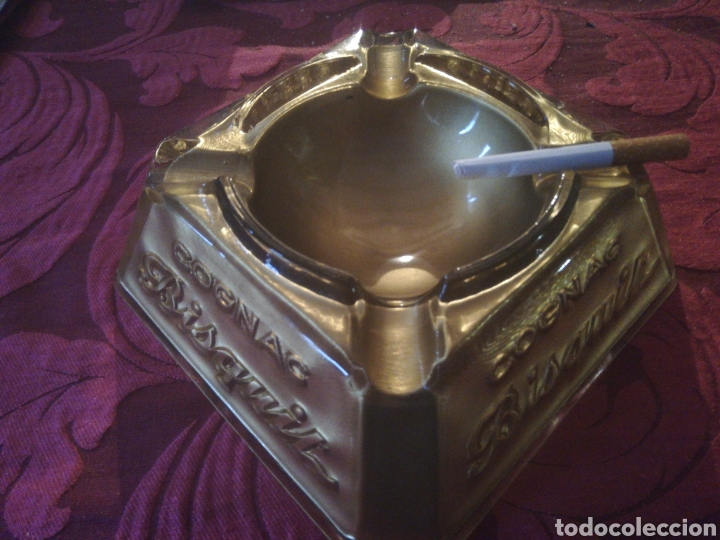 Ashtrays: Cenicero publicidad cognac bisquit