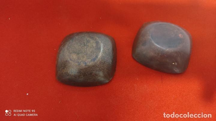 Ceniceros: 2 peque&ntilde;os cenicero repujado cobre - Foto 2