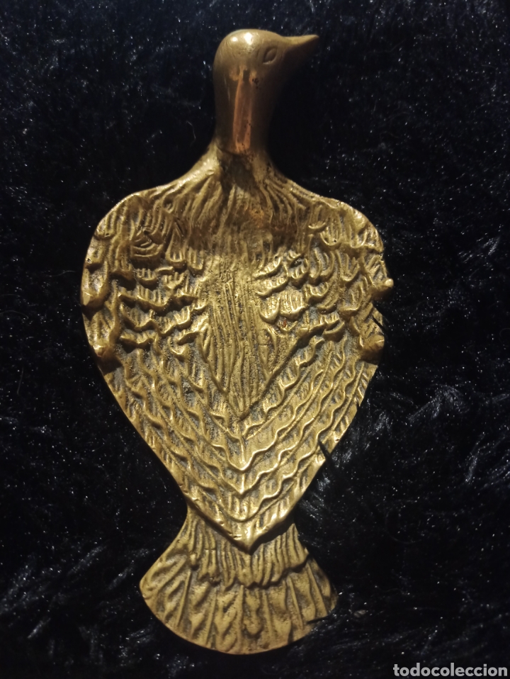 Cendriers: antiguo cenicero bronce paloma.