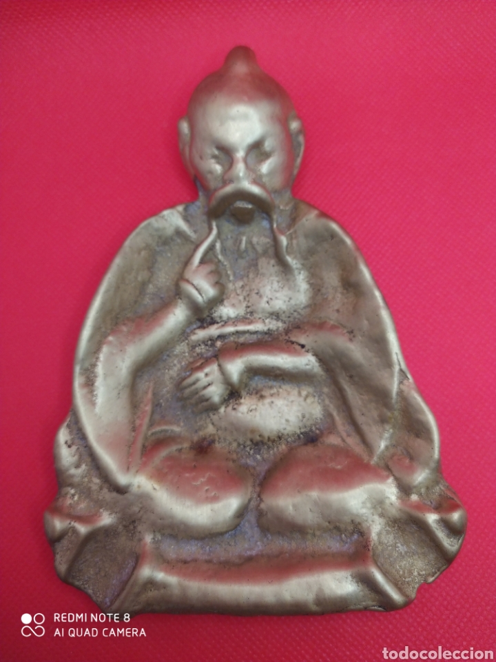 Cendriers: Cenicero de Bronce. 9'5cm-14cm.