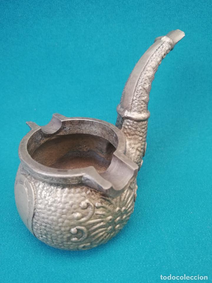 cenicero en forma de pipa de fumar (vintage) 19 - Compra venta en  todocoleccion