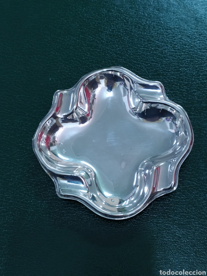 Cendriers: Cenicero de plata de ley - Peso 23gr - 9x9cm