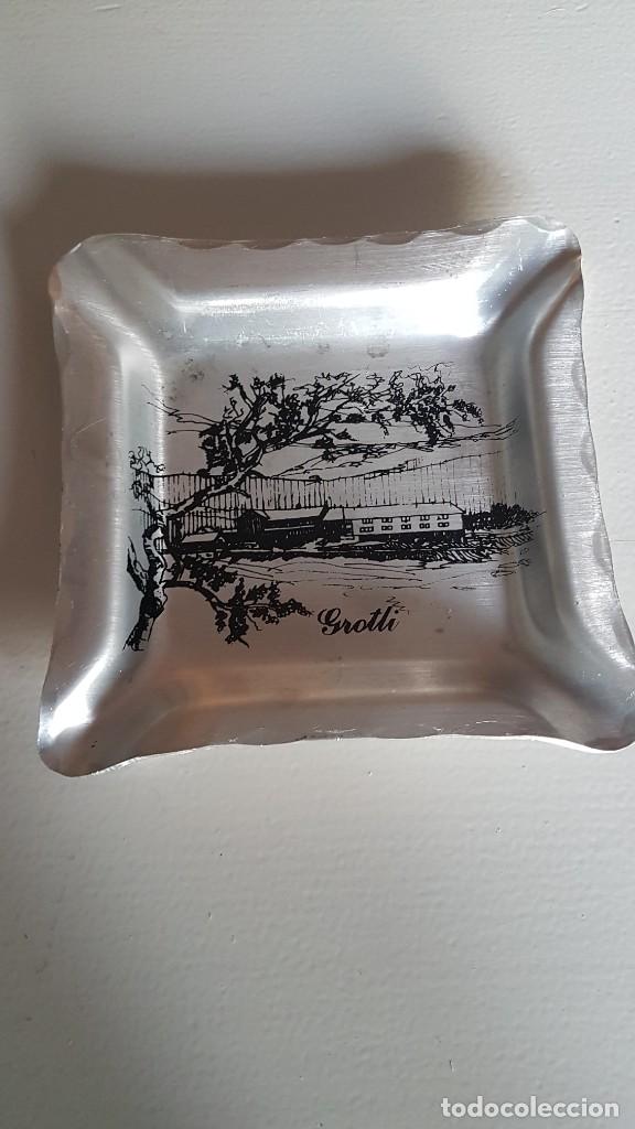Aschenbecher: CENICERO DE ALUMINIO GROTLI
