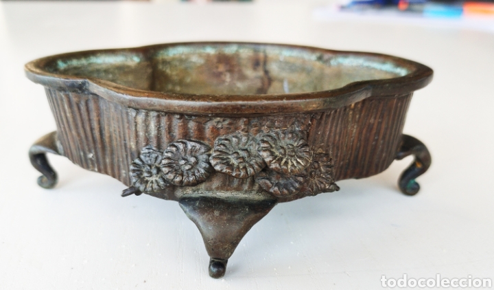 Aschenbecher: 3 quemadores antiguos peque&ntilde;os chinos de incienso de bronce /incense burners