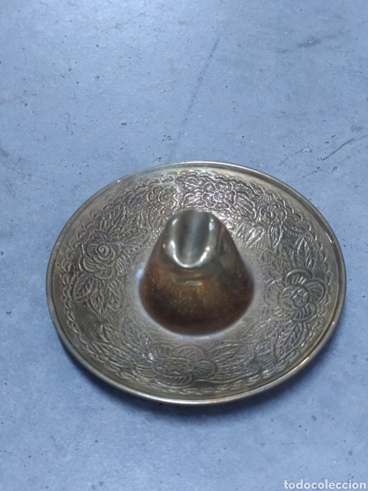 Ceniceros: SOMBRERO MEXICANO DE BRONCE - DI&Aacute;METRO 8,5CM - Foto 3