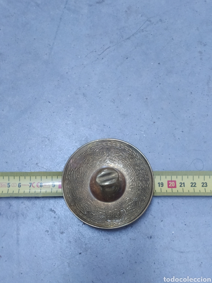 Ceniceros: SOMBRERO MEXICANO DE BRONCE - DI&Aacute;METRO 8,5CM - Foto 4