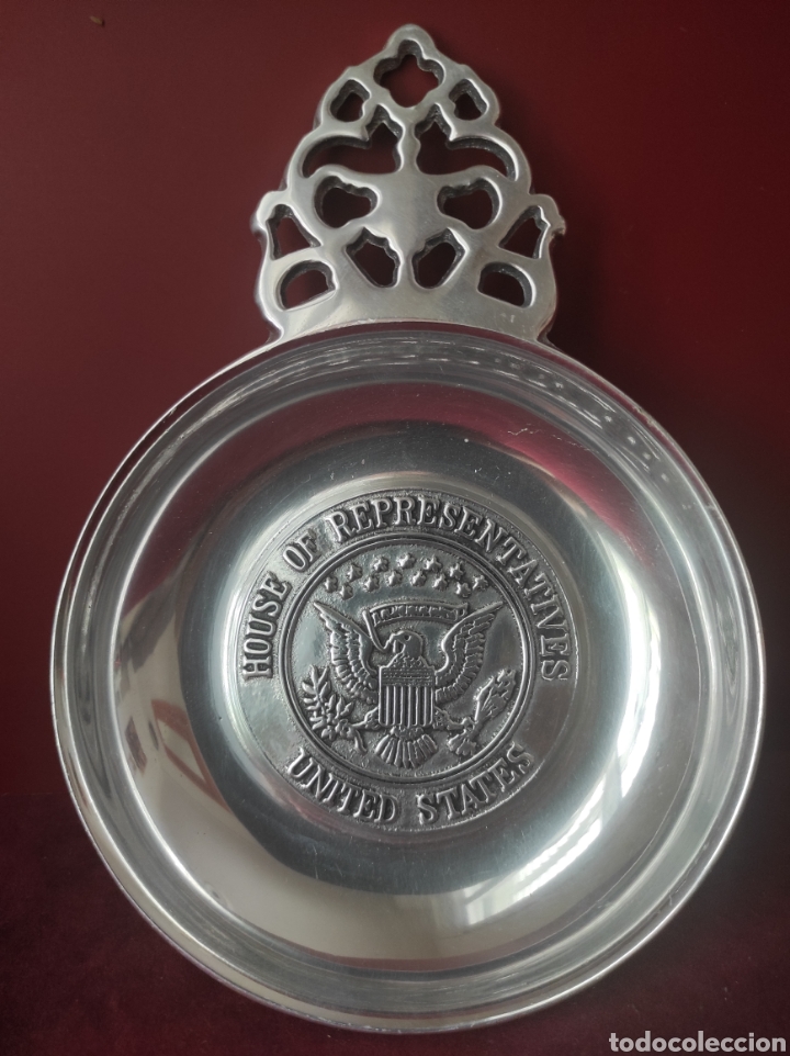 Ashtrays: Bandeja con escudo ESTADOS UNIDOS de AM&Eacute;RICA