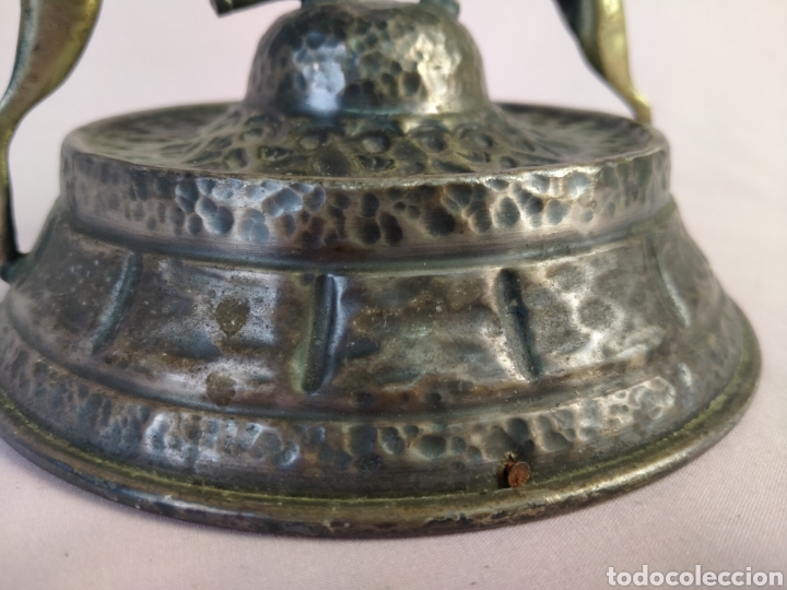 Ceniceros: Raro cenicero de bronce hecho a mano - Foto 3