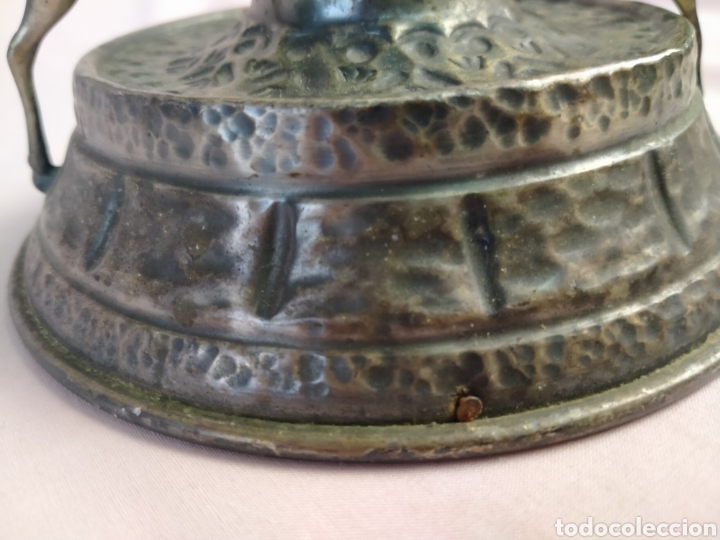 Ceniceros: Raro cenicero de bronce hecho a mano - Foto 8