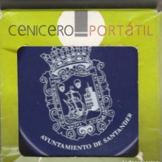 Ceniceros: CENICERO PORTÁTIL DE PLÁSTICO, DE PUBLICIDAD. Lote 343624743