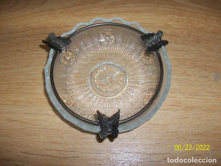 Ceniceros: ANTIGUO CENICERO DE CRISTAL - Foto 1