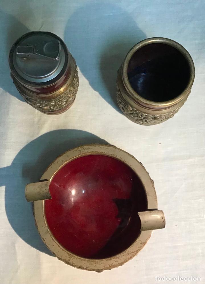 Ceniceros: JUEGO DE FUMADOR, PLATA - Foto 2