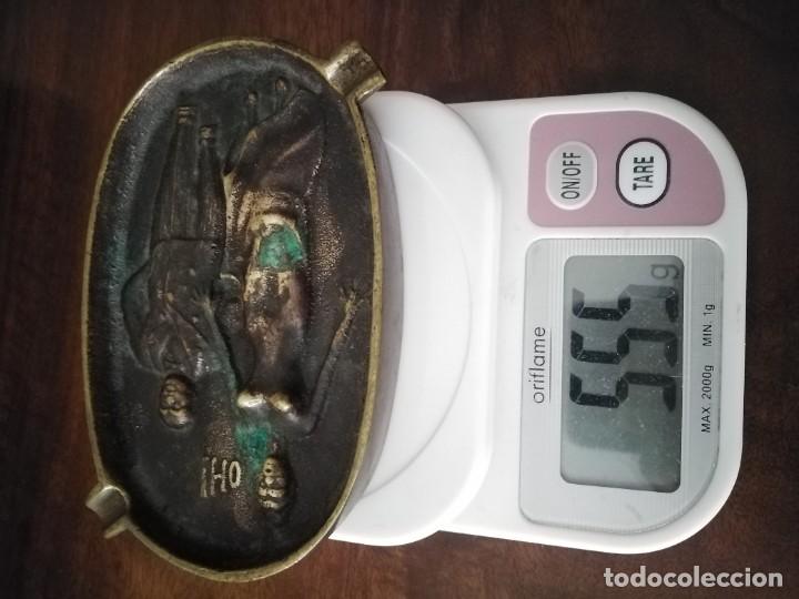 Ceniceros: Antiguo cenicero en bronce c&oacute;mico er&oacute;tico. - Foto 4