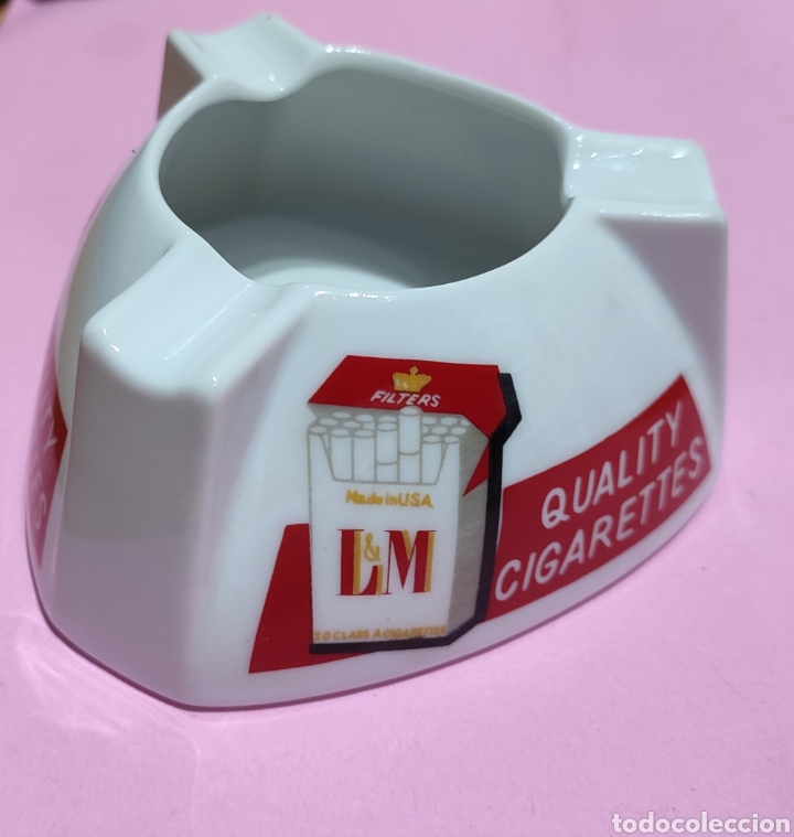 Cendriers: Antiguo cenicero publicidad Cigarros LM