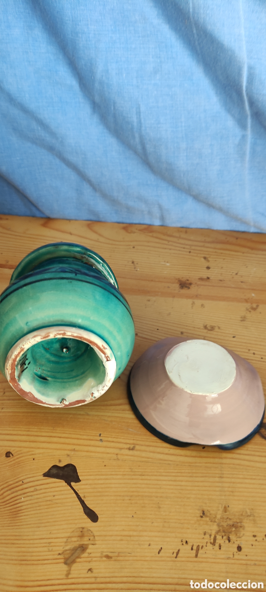 Ceniceros: PAREJA DE CENICEROS DE CERAMICA - Foto 5