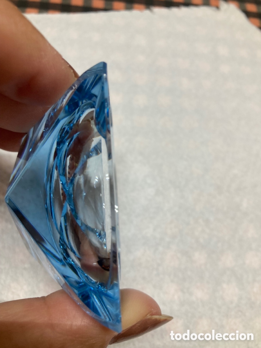 Ceniceros: Cenicero mini azul de cristal - Foto 5