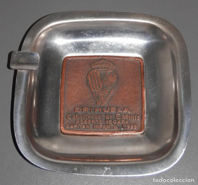 Ashtrays: UN CENICERO- ORIHUELA CABALLEROS DE TADMIR ROBERTO VEGARA CAPITAN INFANTIL 1986