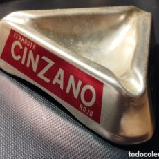 Ceniceros: CENICERO CINZANO - ALUMINIO - AÑOS 1960. Lote 388129574